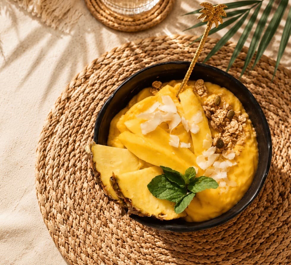 Tropical breakfast bowl