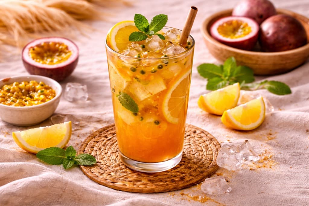 Passion Fruit Iced Tea