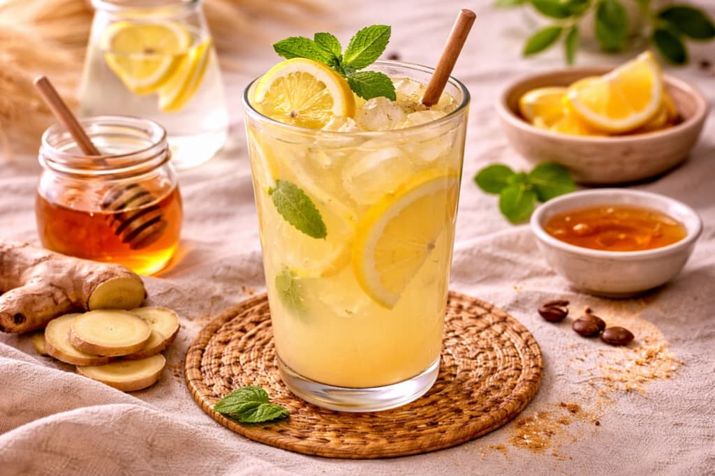 Ginger Honey Lemonade
