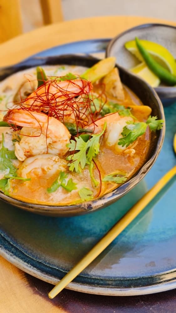 Asian soup bowl
