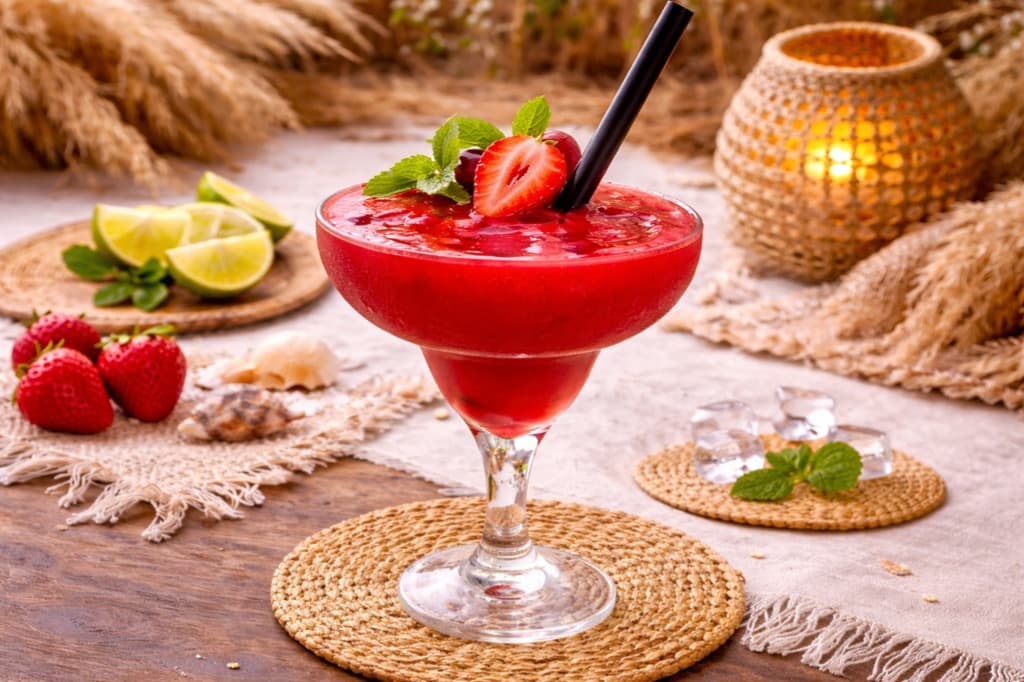 Virgin strawberry Daiquiri