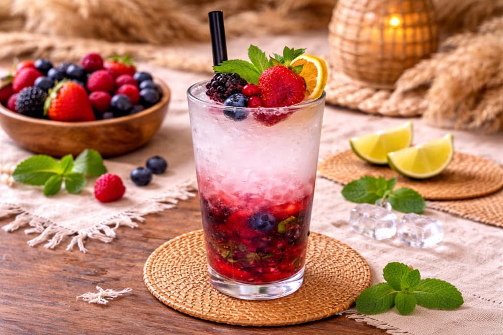 Virgin Berry Mojito