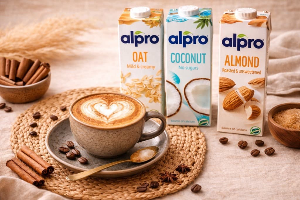 Cappuccino with oat, coconut or almond milk